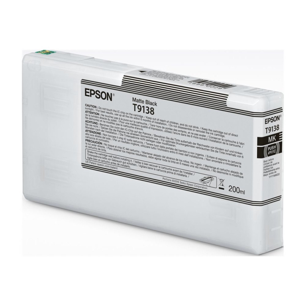 EPSON Epson T9138 - mattsvart - original - bläckpatron