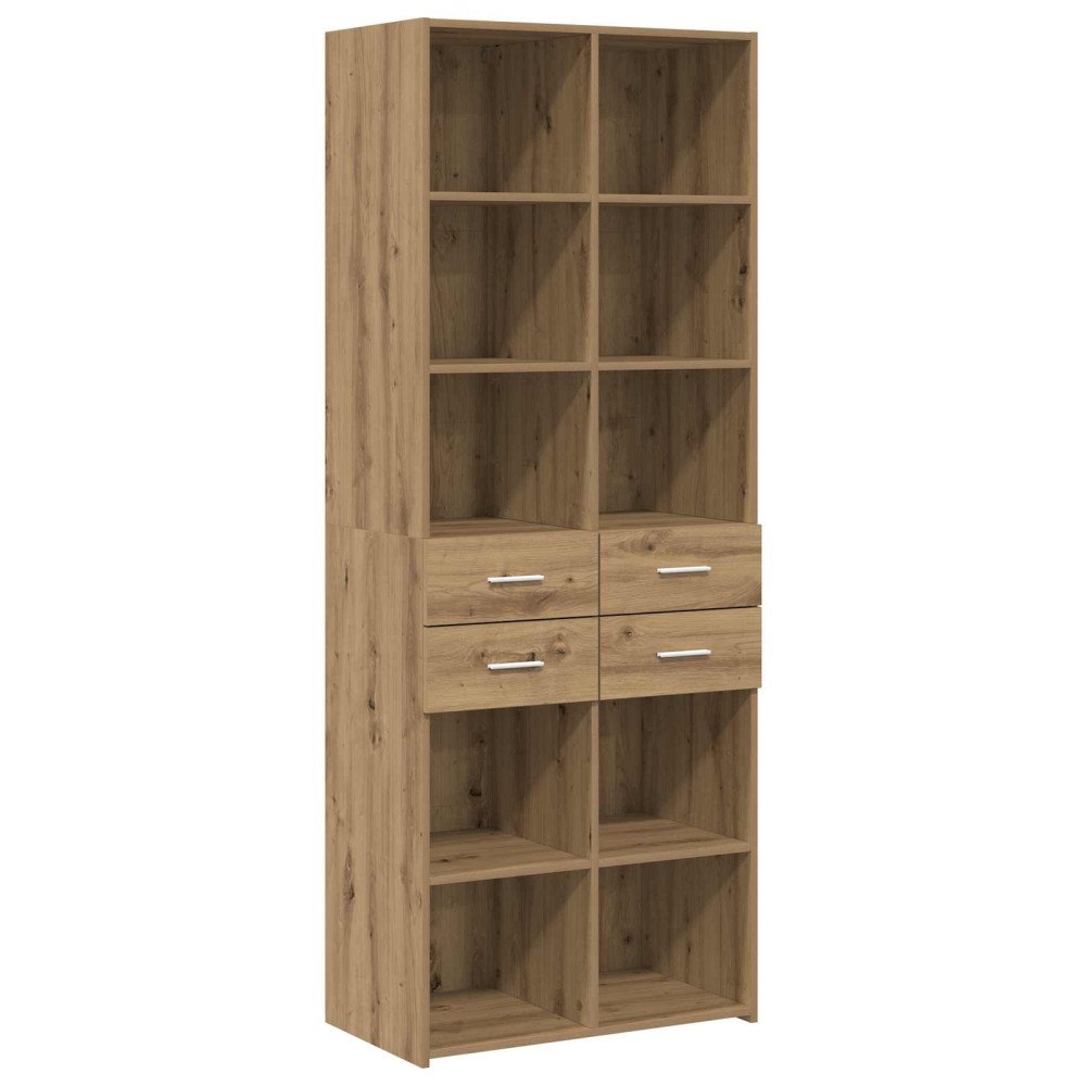 vidaXL Bokhylla Artisan-ek 30 x 42.4 x 185.2 cm