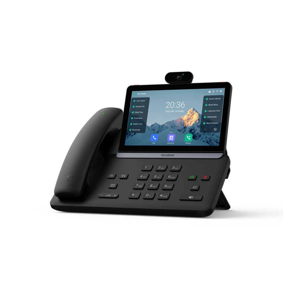YEALINK Yealink SIP-T88V Pro - VoIP-telefon - med främre digitalkamera (5 MP) med nummerpresentation/samtal väntar - 10-riktad s...