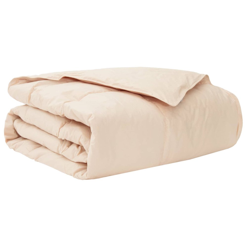 vidaXL Sommar Duvet Beige 155 x 200 cm 100% Naturlig Kapok