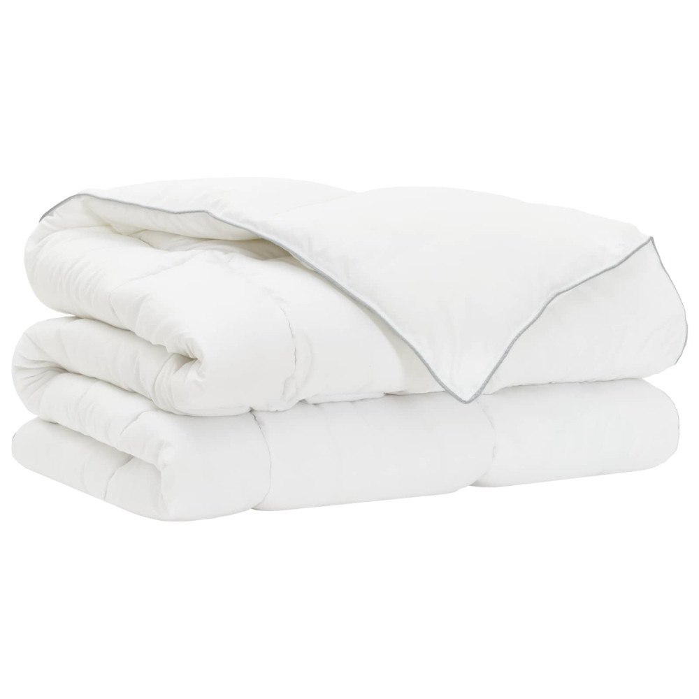 vidaXL Vinter Täcke Vit 200 x 240 cm Bambu