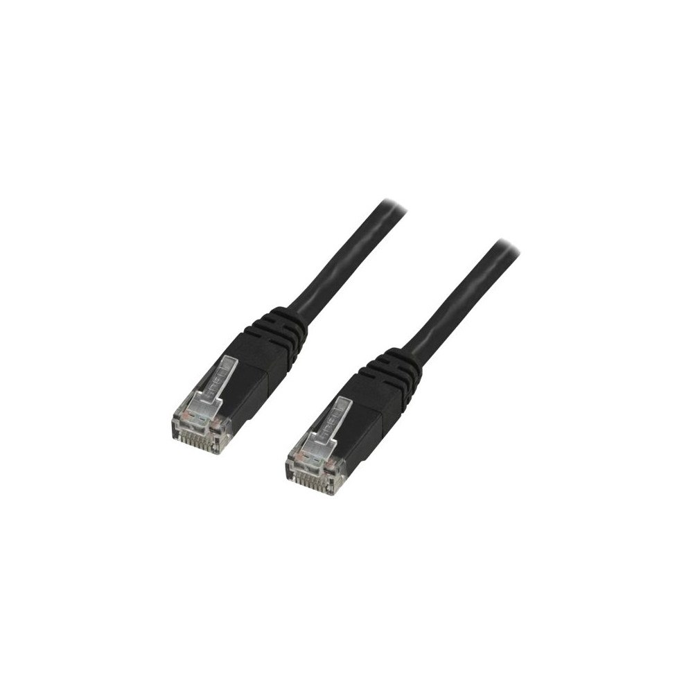Deltaco DELTACO TP-603S - patch-kabel - 30 cm - svart