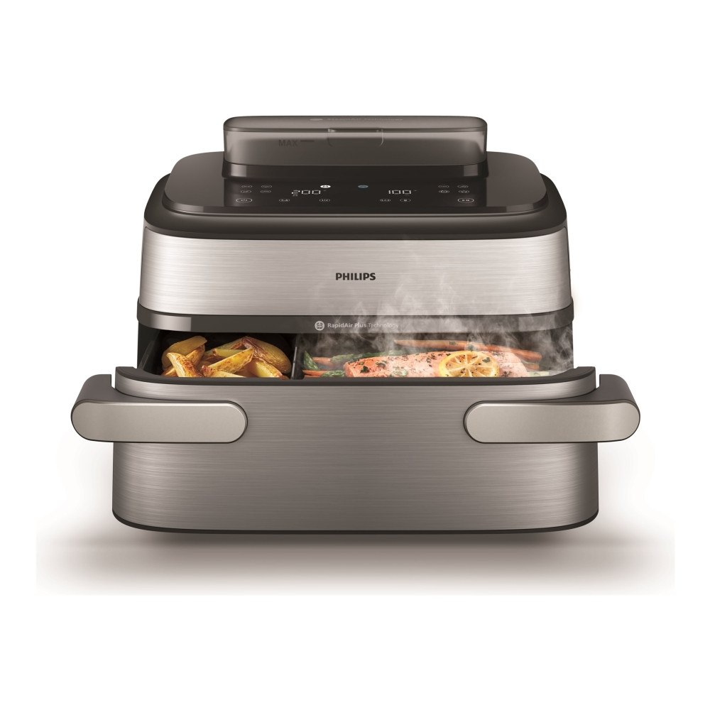 Philips Philips 5000 Series NA565 - dubbel luftfritös - silver/svart