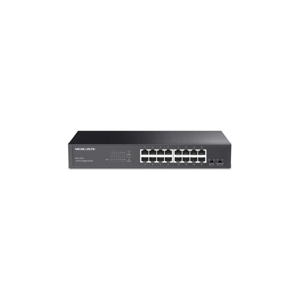 Mercusys Mercusys MS116GS V1 - switch - 16 portar - rackmonterbar