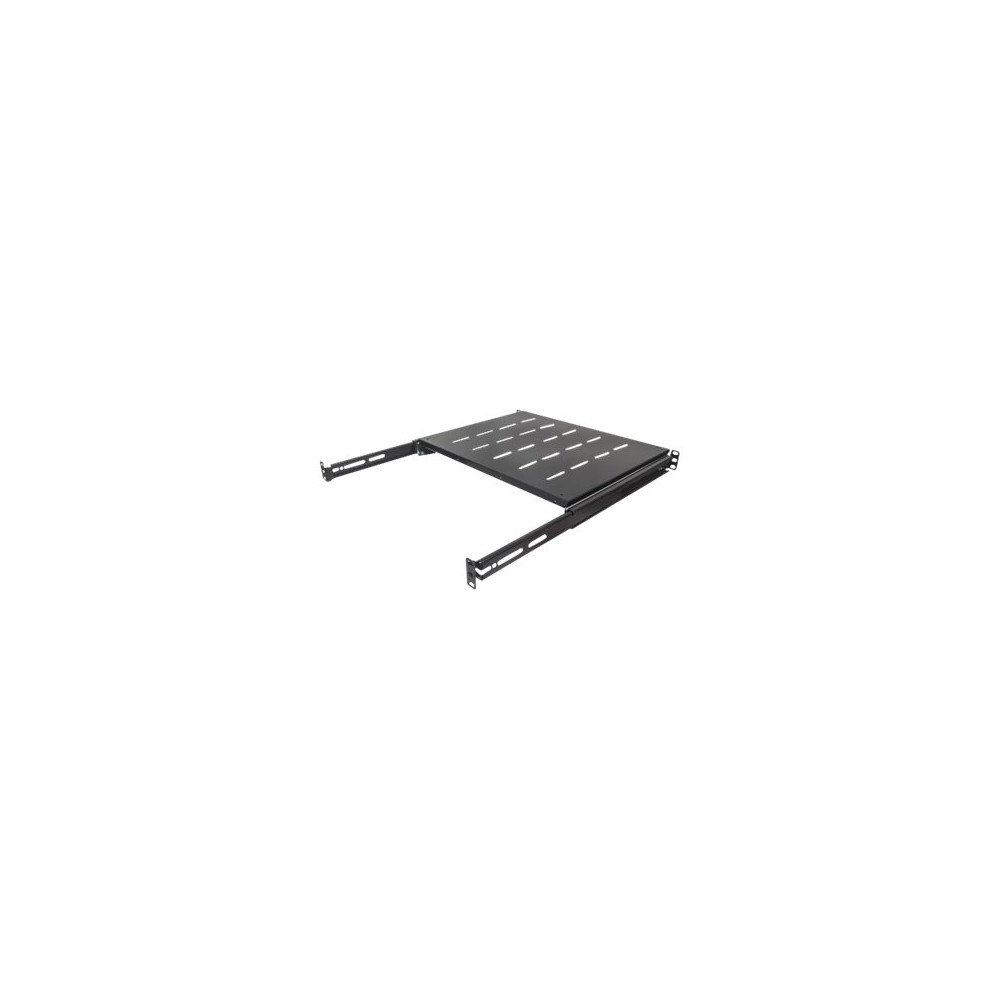 intellinet Intellinet 19" Sliding Shelf, 1U, For 600 to 800mm Depth Cabinets & Racks, shelf depth 350mm, Black - hylla för rack - 1...
