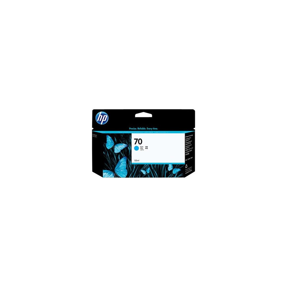 Hewlett Packard Enterprise HP 70 - cyan - original - DesignJet - bläckpatron