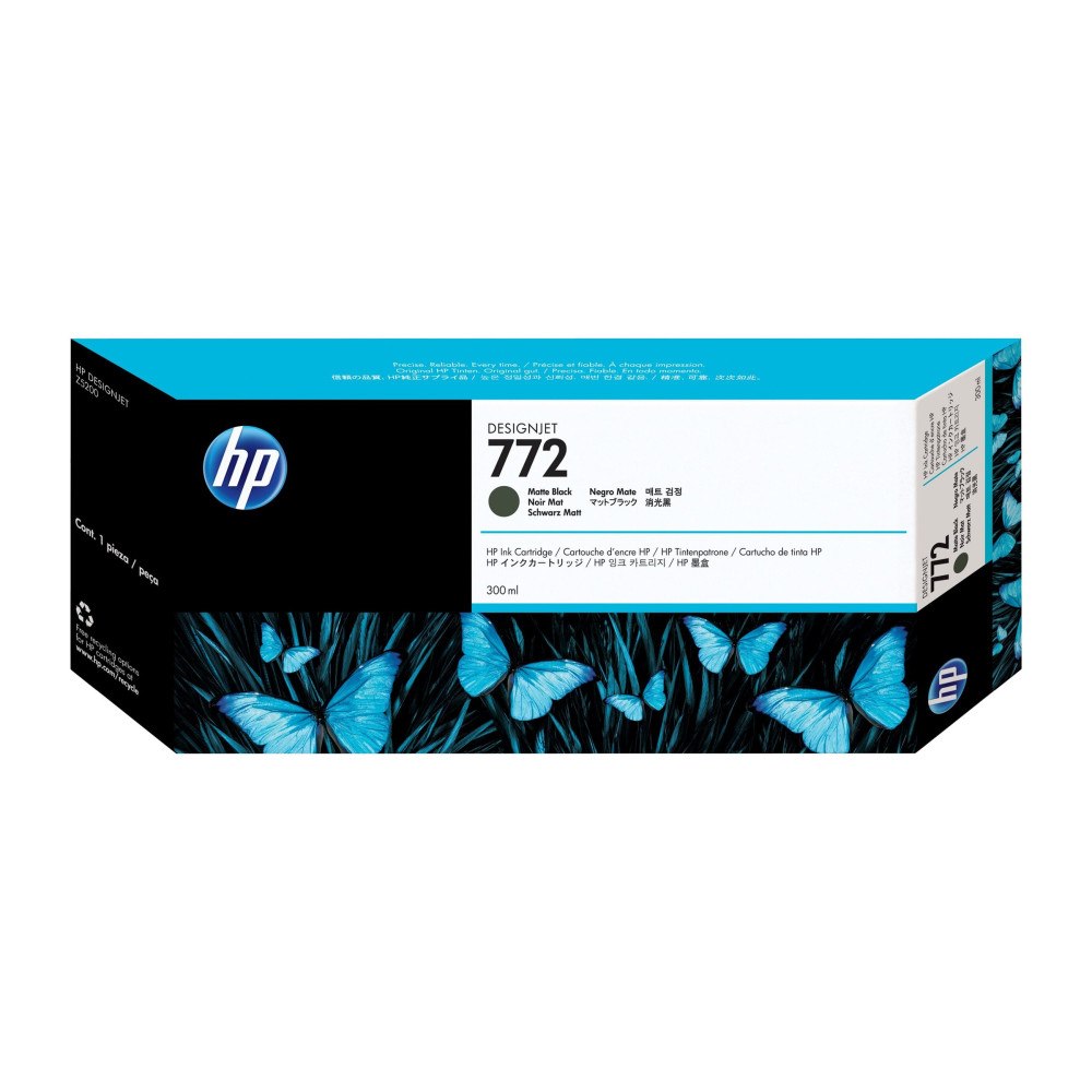 Hewlett Packard Enterprise HP 772 - mattsvart - original - DesignJet - bläckpatron