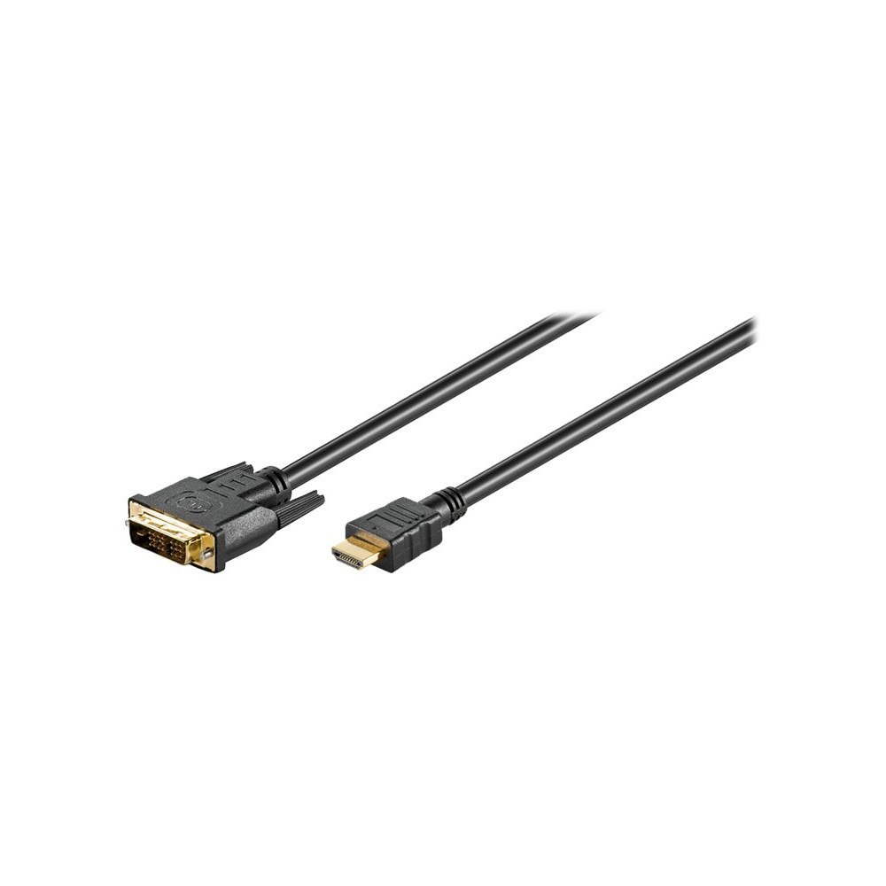 WENTRONIC GMBH goobay MMK 630-0500 - video/ljudkabelsats - HDMI / DVI - 5 m