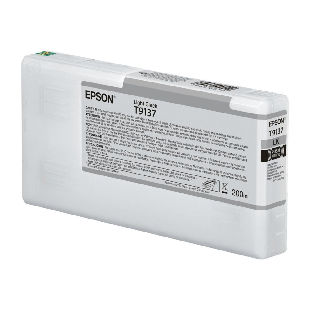 EPSON Epson T9137 - gråsvart - original - bläckpatron