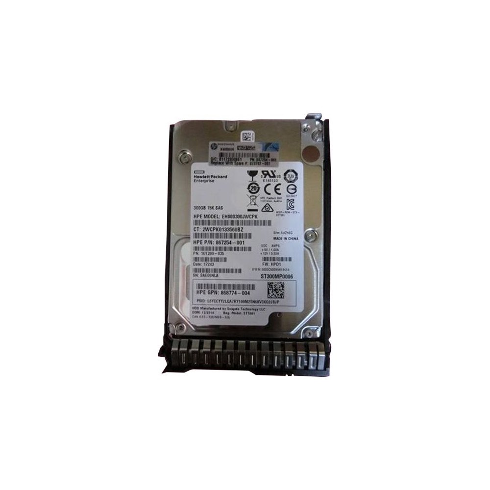 Hewlett Packard Enterprise HPE Enterprise - hårddisk - 300 GB - SAS 12Gb/s