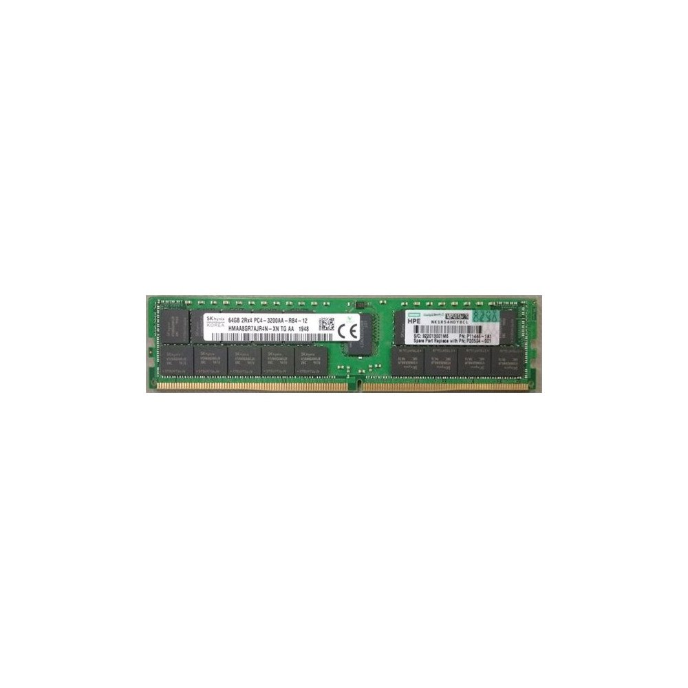 Hewlett Packard Enterprise HPE - DDR4 - modul - 64 GB - DIMM 288-pin - 3200 MHz - registrerad