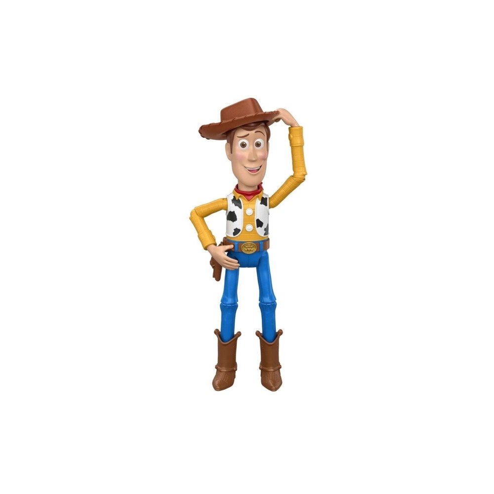 MATTEL Disney Pixar Toy Story 5-figur med funktion att ta av hatten...