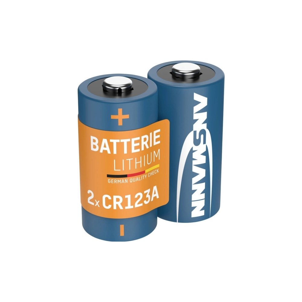 Ansmann Ansmann CR17335 CR-123A fotobatteri, litium, 1375 mAh, 3 V,...