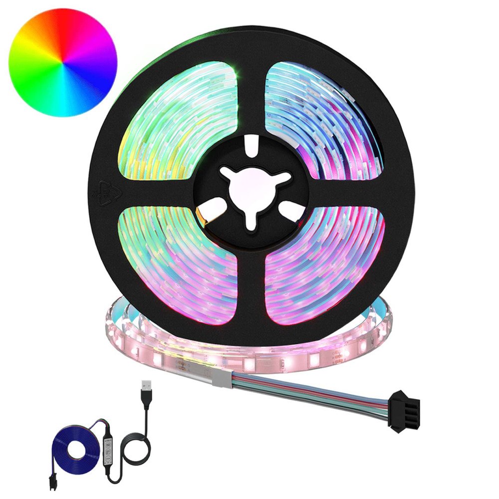 vidaXL LED Band 12 pcs Svart och Transparent 3000 mm Koppar och plast