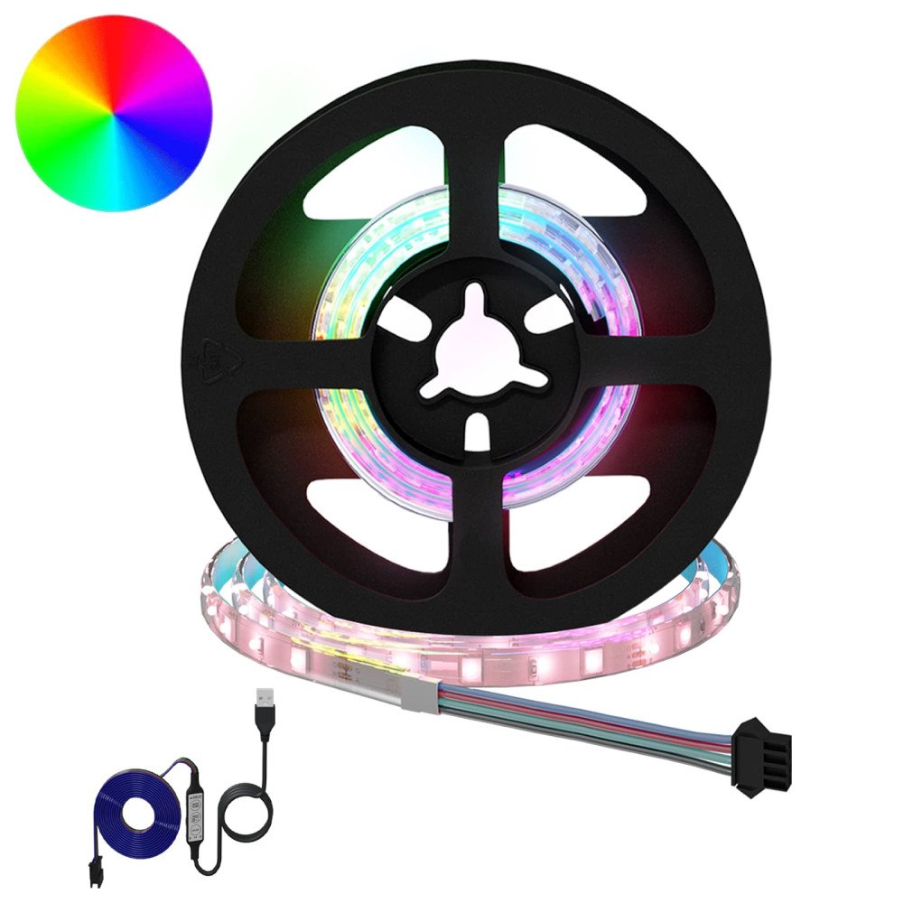vidaXL LED Band 12 pcs Svart och Transparent 450 mm Koppar och plast