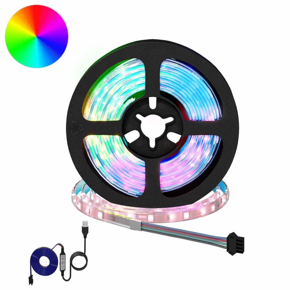 vidaXL LED Band 12 pcs Svart och Transparent 950 mm Koppar och plast