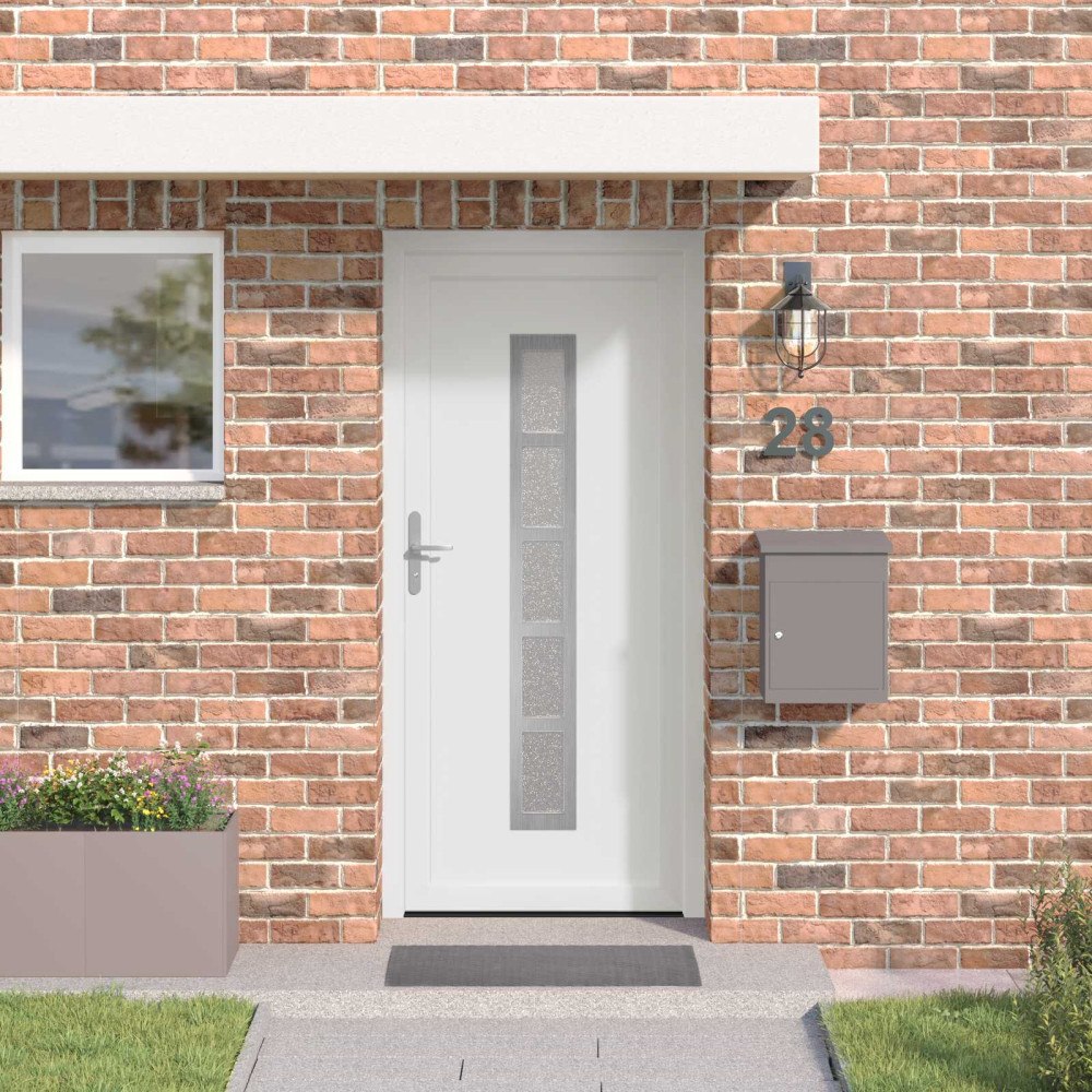 vidaXL Framdörr Vit 88 x 200 cm PVC