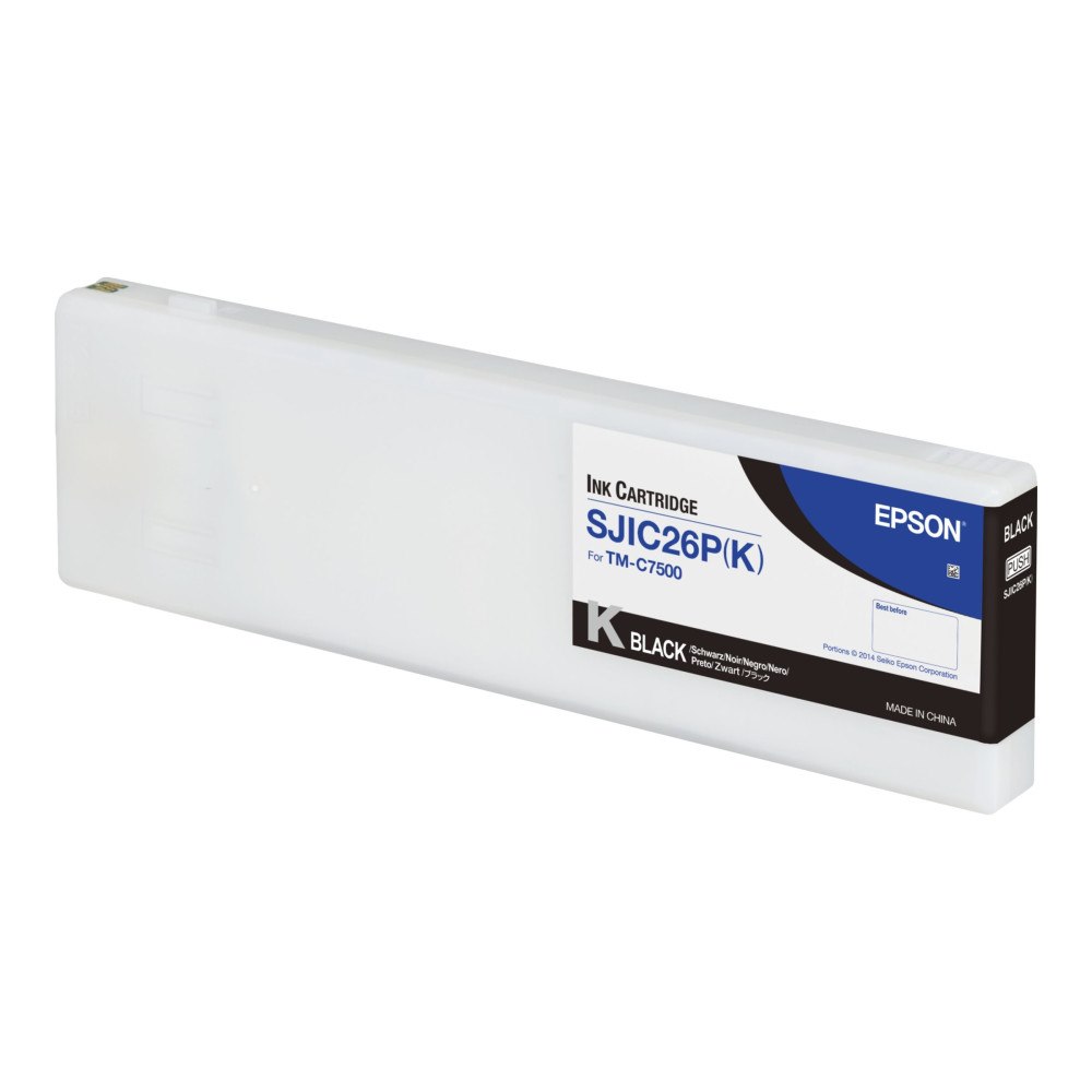 EPSON Epson SJIC26P(K) - svart - original - bläckpatron