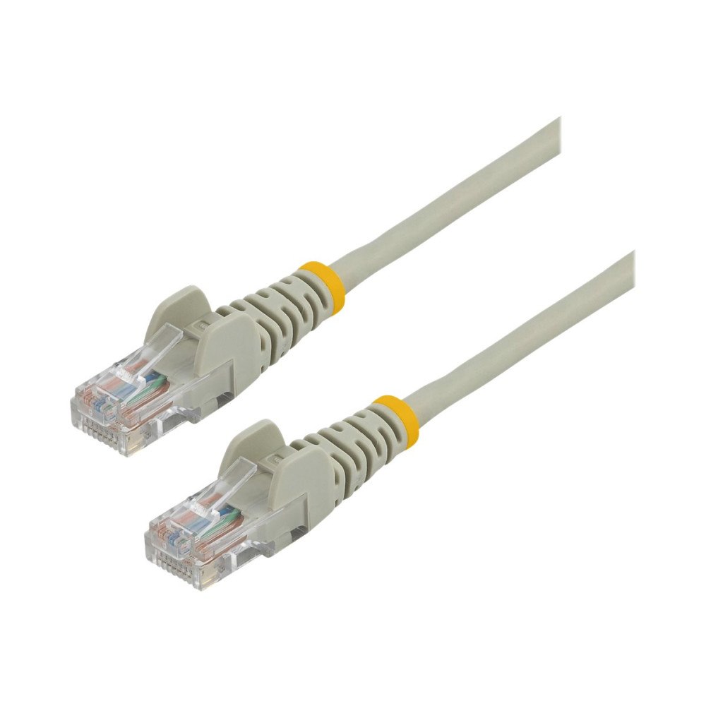 StarTech.com StarTech.com Cat5e patchkabel med hakfria RJ45-kontakter – 2 m, grå - patch-kabel - 2 m - grå