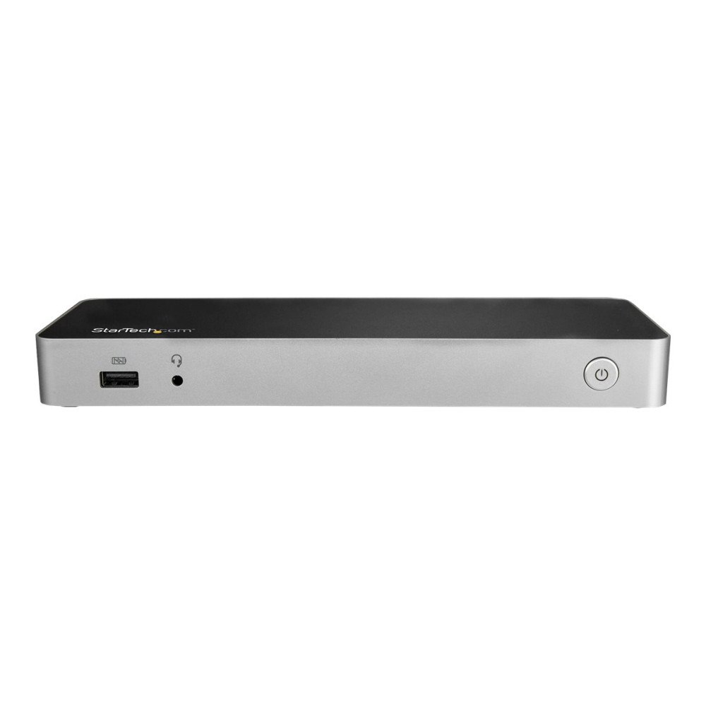 StarTech.com StarTech.com USB C Dock, Dual Monitor HDMI & DisplayPort 4K 30Hz, USB Type-C Laptop Docking Station 60W Power Delivery (...
