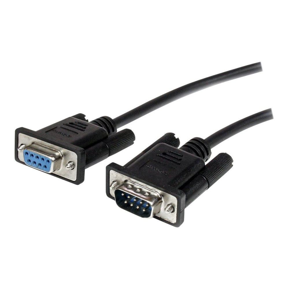 StarTech.com StarTech.com 1m Black Straight Through DB9 RS232 Serial Cable - M/F (MXT1001MBK) - seriell förlängningskabel - DB-9 till...