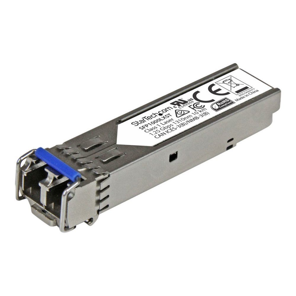 StarTech.com StarTech.com MSA Uncoded Compatible SFP Module, 1000BASE-LX, 1GbE Single Mode (SMF) Fiber Optic Transceiver, 1GE Gigabit...