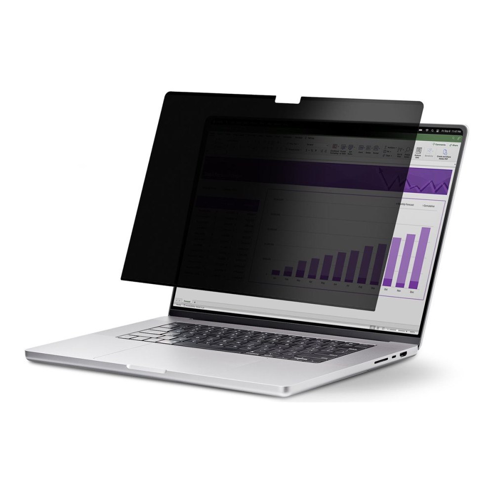 StarTech.com StarTech.com 16-inch MacBook Pro 21/23 Laptop Privacy Screen, Removable and Reversible Anti-Glare Privacy Filter, Magnet...