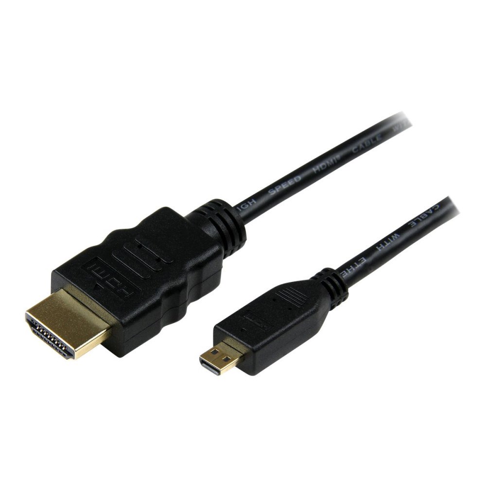 StarTech.com StarTech.com 3m High Speed HDMI® Cable with Ethernet - HDMI to HDMI Micro - M/M - 3 Meter HDMI (A) to HDMI Micro (D) Cab...