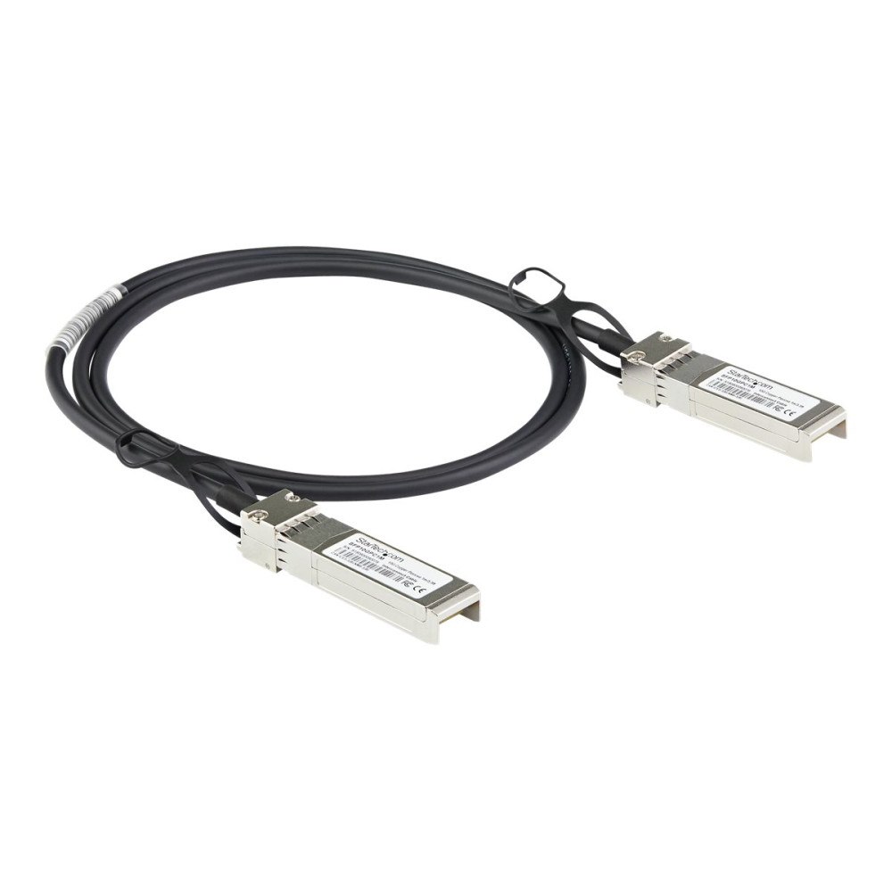 StarTech.com StarTech.com Dell EMC DAC-SFP-10G-2M-kompatibel SFP+ twinaxkabel för direktanslutning - 2 m - 10GBase direktkopplingskab...