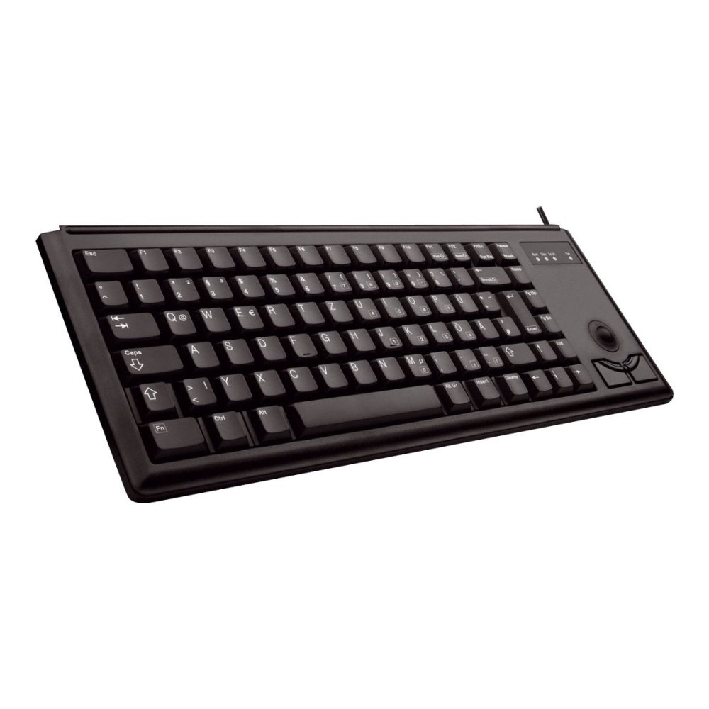 CHERRY CHERRY Compact-Keyboard G84-4400 - tangentbord - amerikansk - svart Inmatningsenhet
