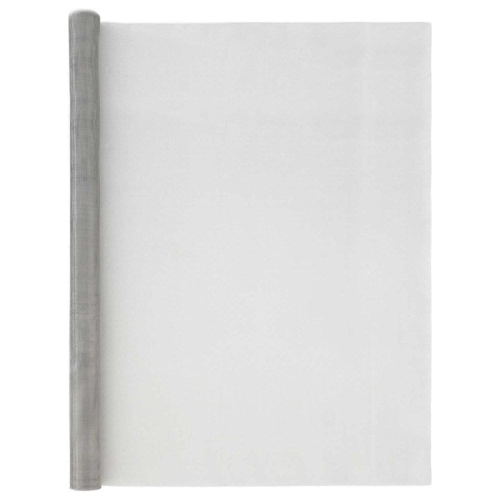 vidaXL Nätduk 120 x 2000 cm 18 Mesh Rostfritt stål 201 Silver