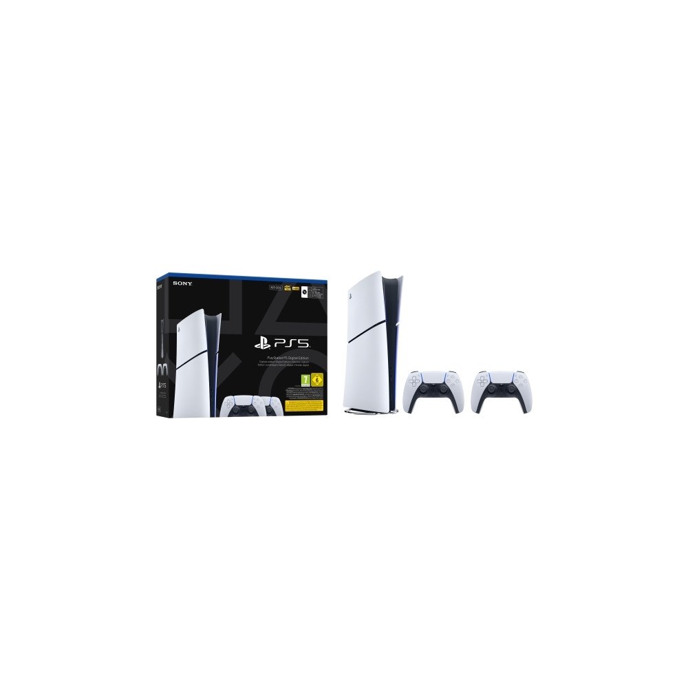 Sony Sony Playstation 5 Slim Digital, PlayStation 5, Svart, Vit,...
