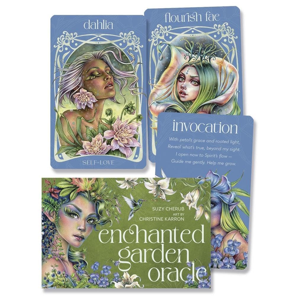 Suzy Cherub Enchanted Garden Oracle: Discover Earth's Secret and Pearls of Wisdom