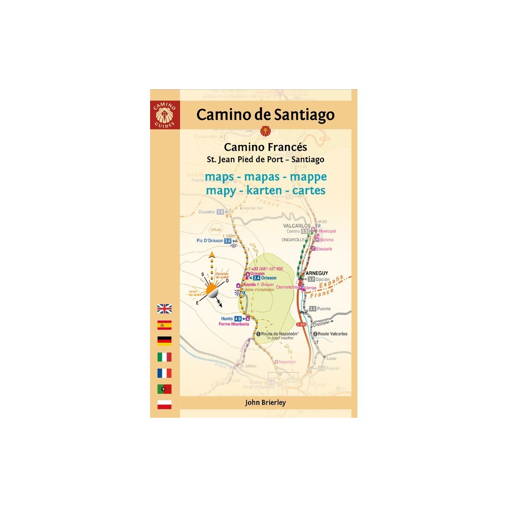 John Brierley Camino De Santiago Maps Fifteenth Edition (häftad, eng)