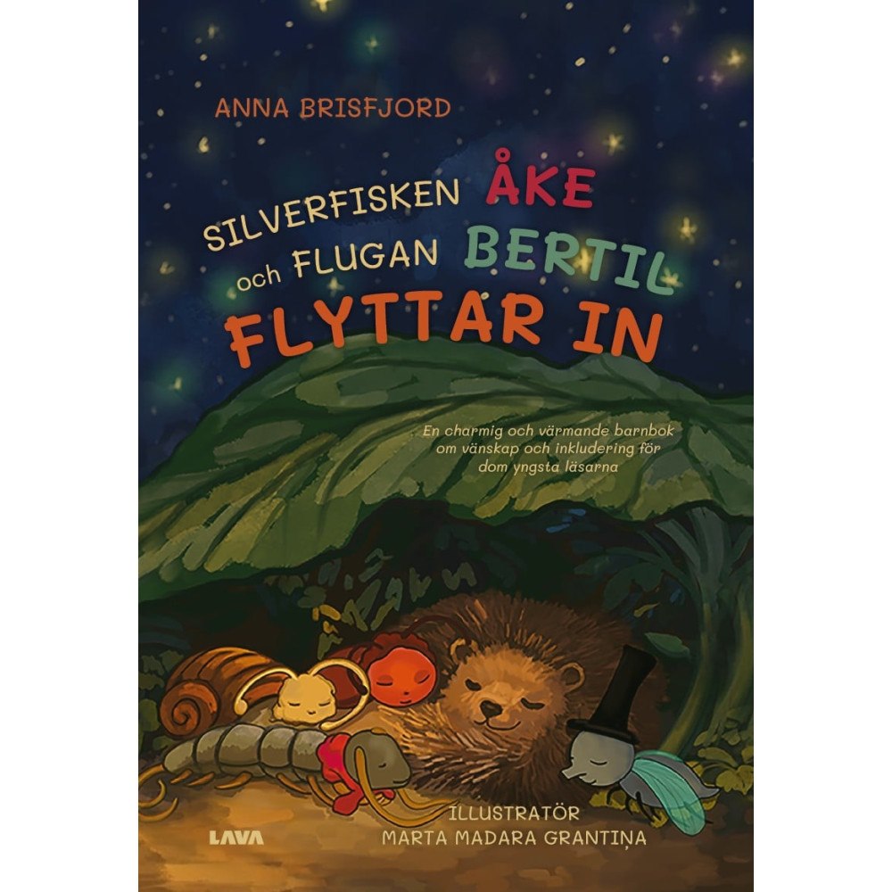 Anna Brisfjord Silverfisken Åke och Flugan Bertil flyttar in (inbunden)