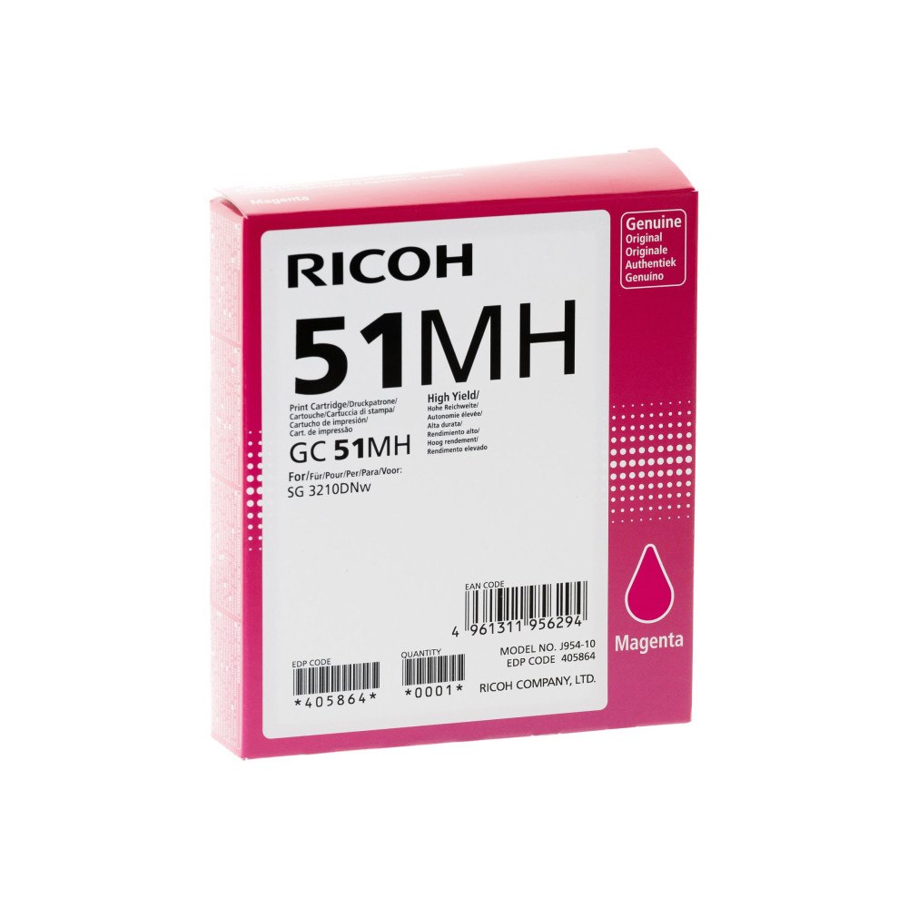 RICOH Ricoh GC 51MH - Lång livslängd - magenta - original - bläckpatron