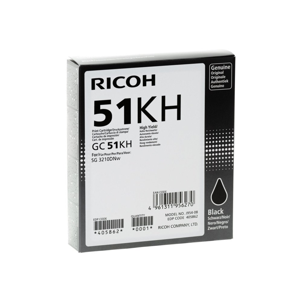 RICOH Ricoh GC 51KH - Lång livslängd - svart - original - bläckpatron