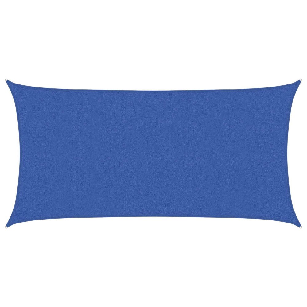 vidaXL Solsätt segel Blå 2 x 6 m HDPE
