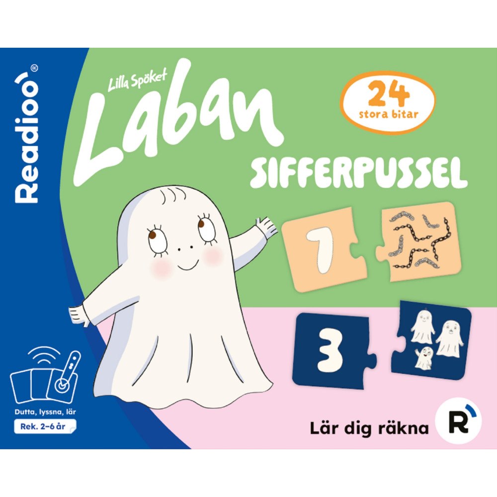 Ny värld förlag/ Readioo AB Lilla Spöket Laban: Sifferpussel