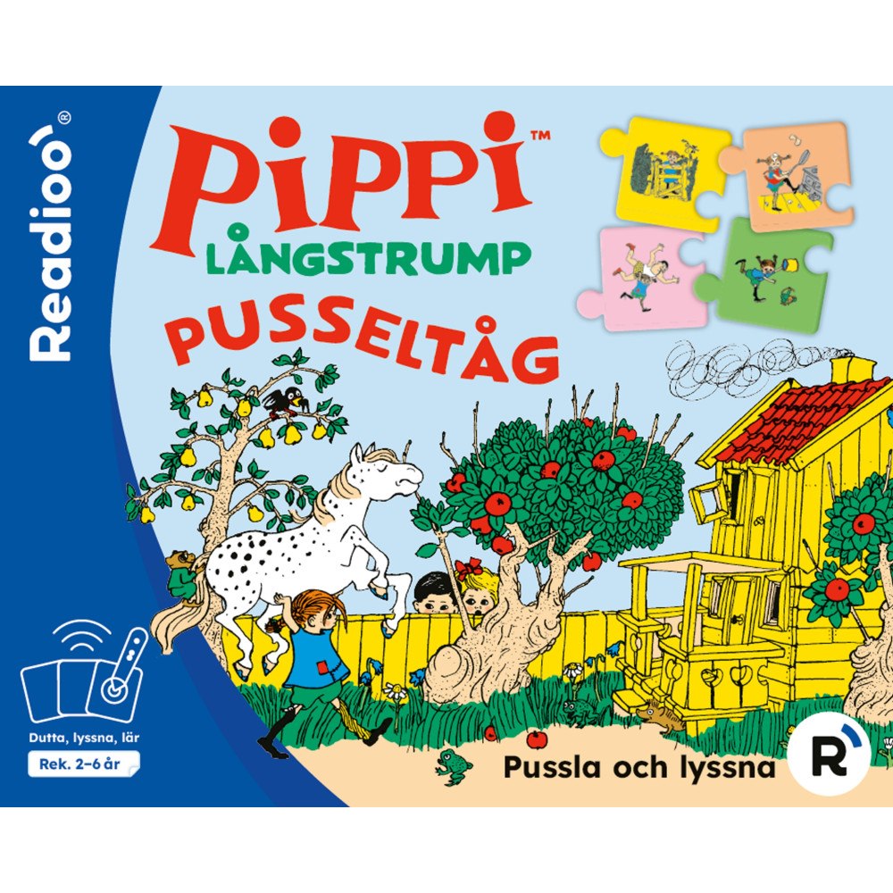 Ny värld förlag/ Readioo AB Pippi Långstrump: Pusseltåg — Readioo