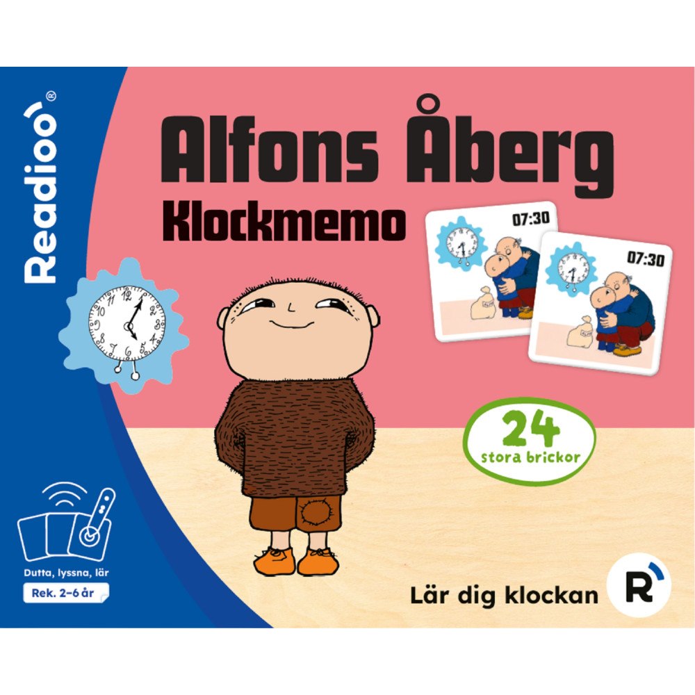 Ny värld förlag/ Readioo AB Alfons Åberg: Klockmemo — Readioo