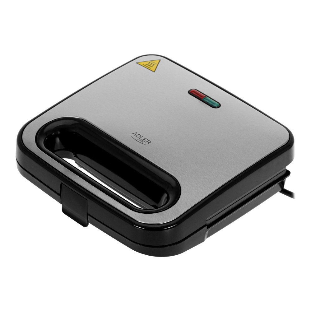 ADLER Adler AD 3076 - smörgåsgrill - silver/svart
