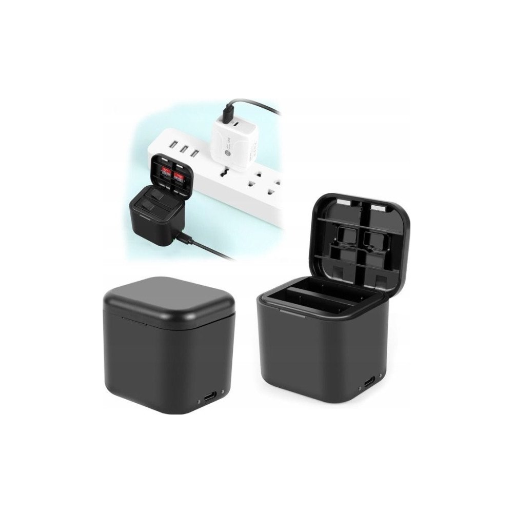 PULUZ PULUZ-laddare för Insta360 Ace Pro / Ace / Pu968b (USB, 2 ba...