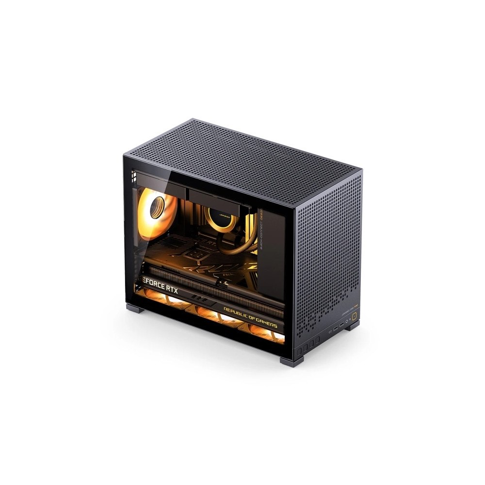 Jonsbo Jonsbo D32 PRO, Midi Tower, PC, Svart, Mini-ITX, micro ATX,...