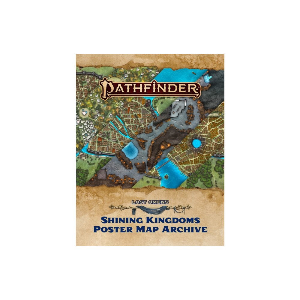 Paizo Publishing, LLC Pathfinder Lost Omens Shining Kingdoms Poster Map Archive