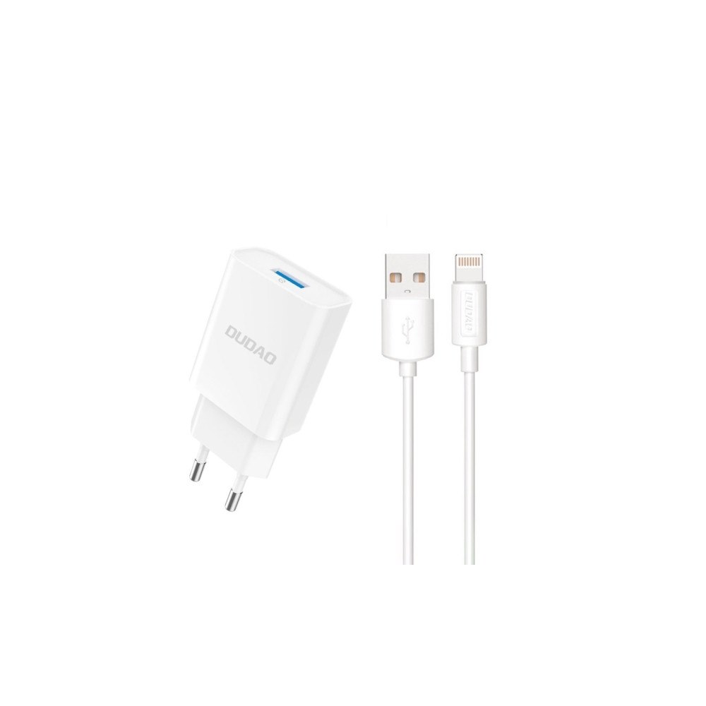 Dudao Dudao A4EU adapter 10 W 1xUSB-A (USB-A till Lightning-kabel...