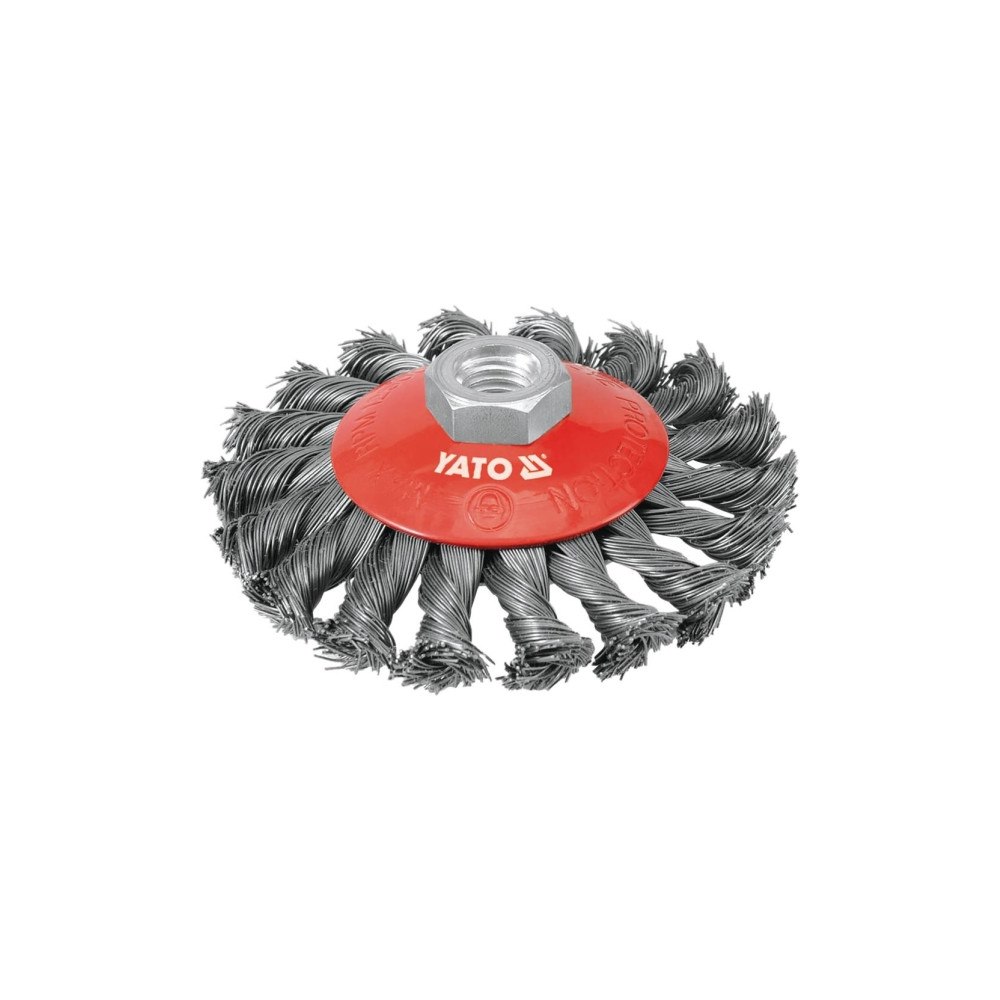 YATO Yato YT-4763, Förberedningsborste, 12500 RPM, 10 cm, Röd, St...