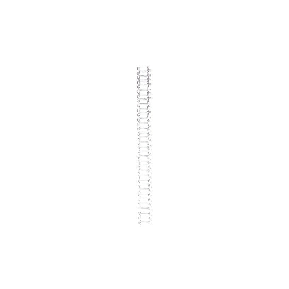 PAVO Spiralryggar Pavo 34 ringar, Ø 6,4 mm, vit, paket med 100 st