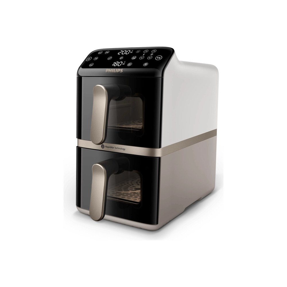 Philips Philips 4000 Series NA462 - dubbel luftfritös - silk beige/white