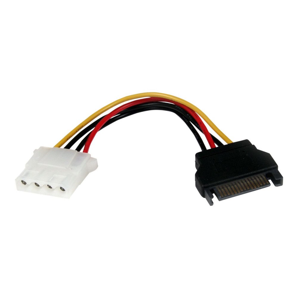 StarTech.com StarTech.com 6in SATA to LP4 Power Cable Adapter - F/M - Power adapter - SATA power (M) to 4 pin internal power (F) - 5....